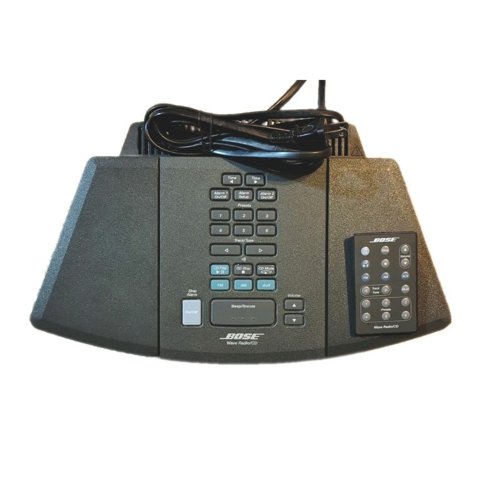 Bose Wave Black Radio/CD Player W/Remote Model AWRC1G Tested Fully Functional